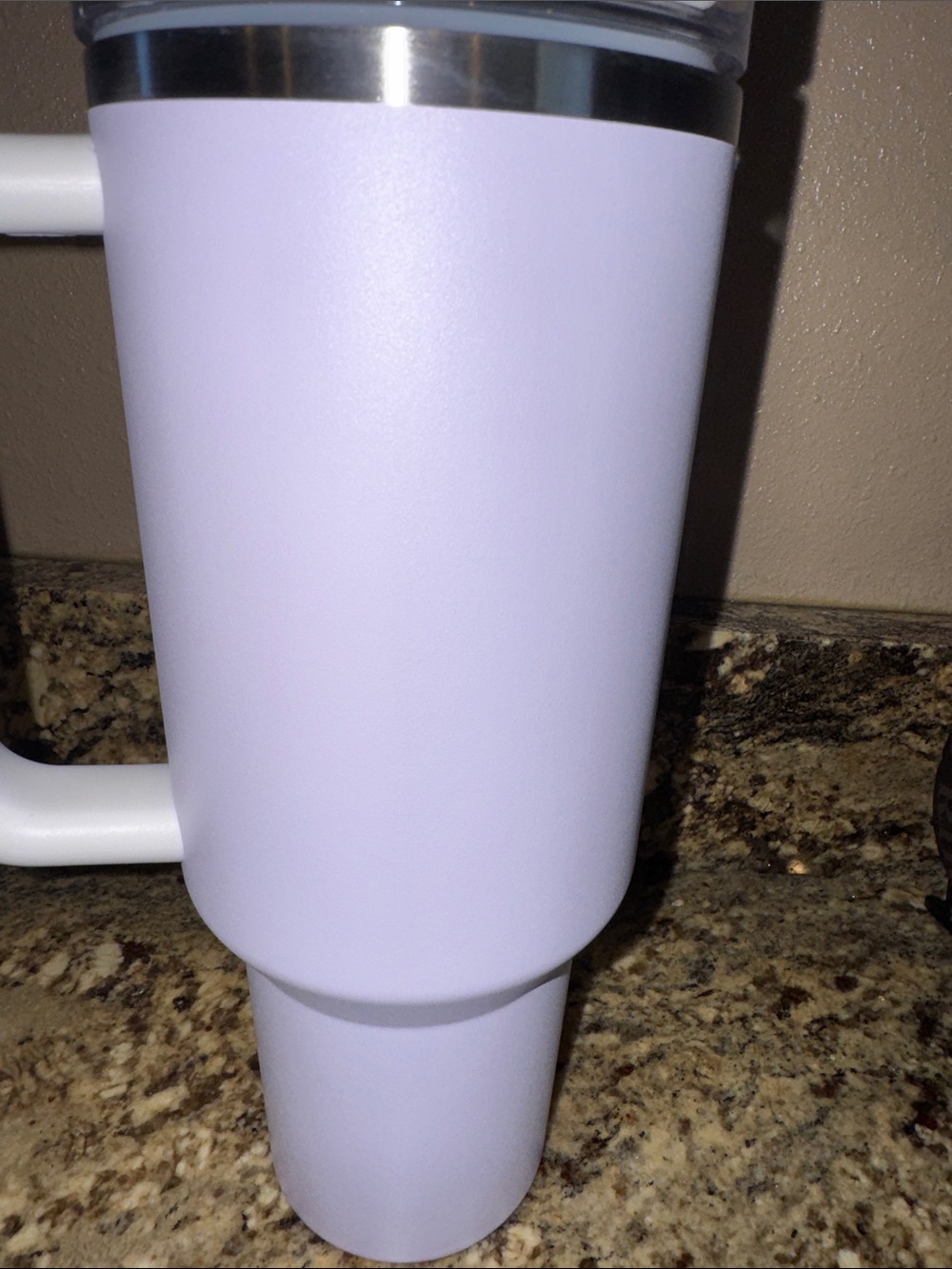 Stanley Lavender Travel Tumbler with White Handle - Picture 4 of 8